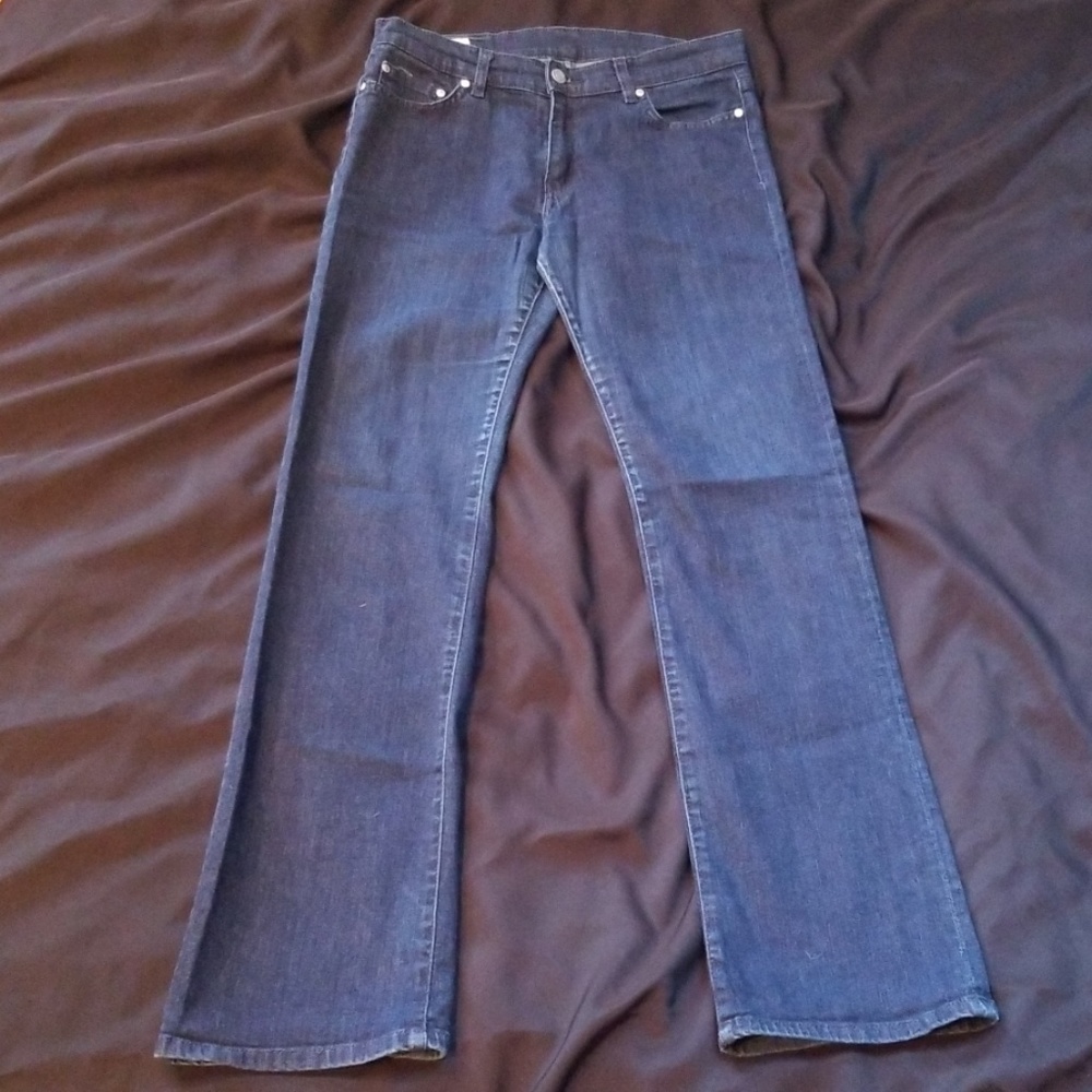 Lacoste Bootleg Blue Jeans